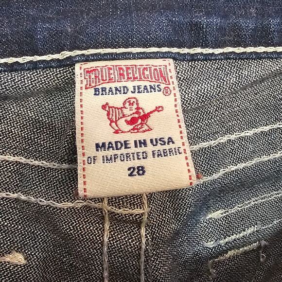 True Religion Julie Low Rise Flap Pocket Skinny Jeans Size 28 - Picture 2 of 5